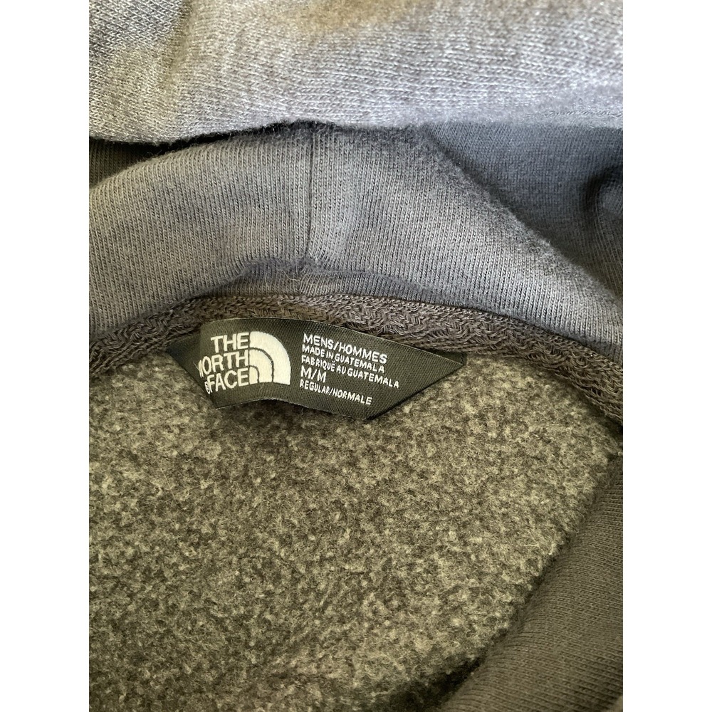 The North Face Men's Hooded Pullover Sweatshirt M Gray Red Graphic - Picture 2 of 5